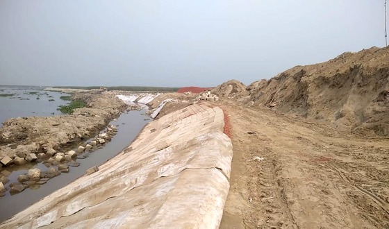 কিশোরগঞ্জের পানি উন্নয়ন বোর্ডের নদী রক্ষা বাধ নিয়ে অভিযোগ