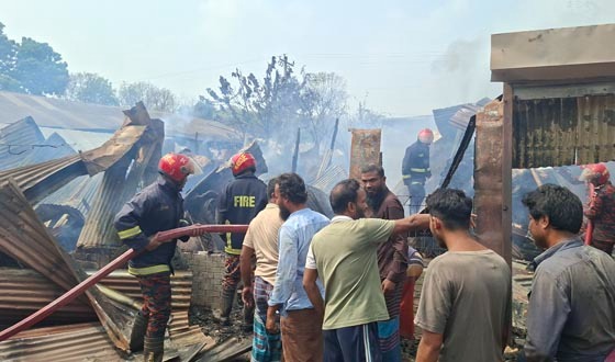 ভয়াবহ অগ্নিকান্ডে রাজবাড়ীর ২১ ব্যবসায়ী সর্বশান্ত
