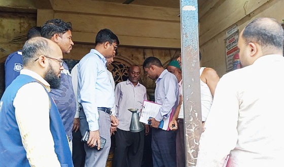 পেট্রোল লিটারে কম দেয়ায় ভ্রাম্যমান আদালতের জরিমানা