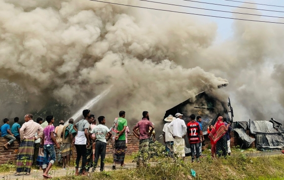 তানোরে তুলার গুদামে আগুন, ১০ লক্ষ টাকার ক্ষয়ক্ষতি