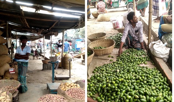 পাইকারী সবজি বাজারের ধস. ব্যবসায়ীদের মাথায় হাত