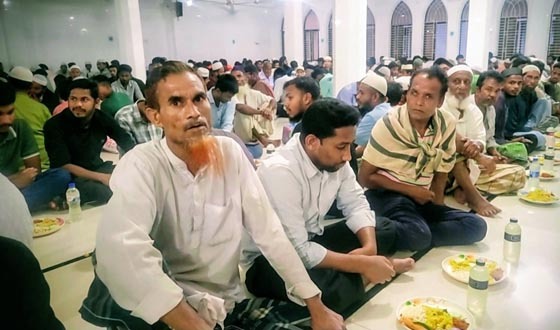 শেরপুরে মসজিদে প্রতিদিন ৬ শতাধিক রোজাদারের ইফতার