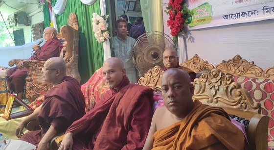 মির্জাপুরে ৮ম সংঘরাজের প্রয়ান দিবস ও সংবর্ধনা