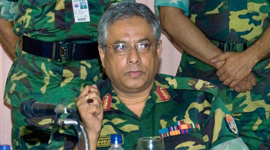 মানব পাচার মামলায় সাবেক জেনারেল মাসুদ উদ্দিন ৫ দিনের রিমান্ডে