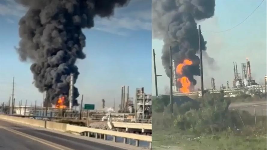 যুক্তরাষ্ট্রের তেল শোধনাগারে ভয়াবহ বিস্ফোরণ, এলাকাবাসীকে ঘরে থাকার নির্দেশ