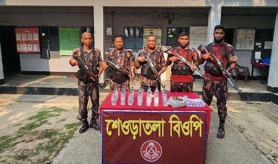 সীমান্তে ভারতীয় অবৈধ ঔষধ ও মাদক উদ্ধার