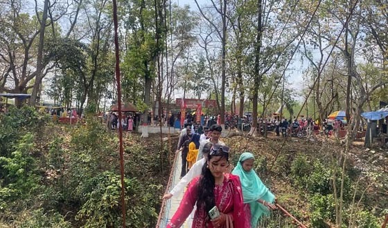 গজনী অবকাশ কেন্দ্র ও মধুটিলা ইকোপার্কে ভ্রমণ পিপাসুদের ভিড়