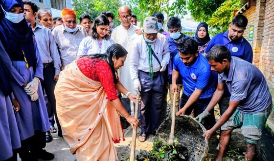 শেরপুরে ডেঙ্গু প্রতিরোধে ৩ মাসের পরিচ্ছন্নতা অভিযান