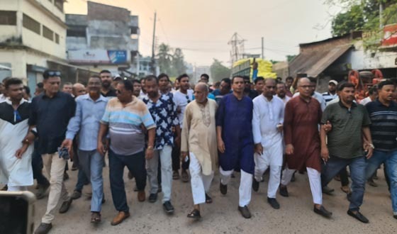 কালীগঞ্জে বিএনপির বিক্ষেভ মিছিল ও সমাবেশ