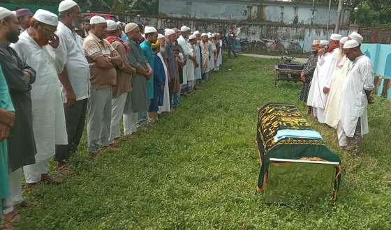 দিঘলিয়ায় জামায়াতে ইসলামীর রুকনের জানাজায় অধ্যক্ষ মাওঃ কবিরুল ইসলাম