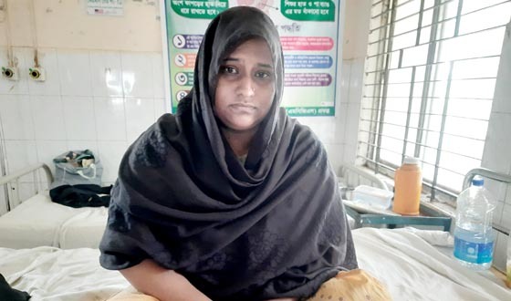 সৈয়দপুরে বাসার দখল না পেয়ে কন্যাকে মারধরের অভিযোগ