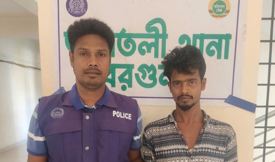 আমতলীতে ৯০ গ্রাম গাঁজাসহ যুবক গ্রেপ্তার
