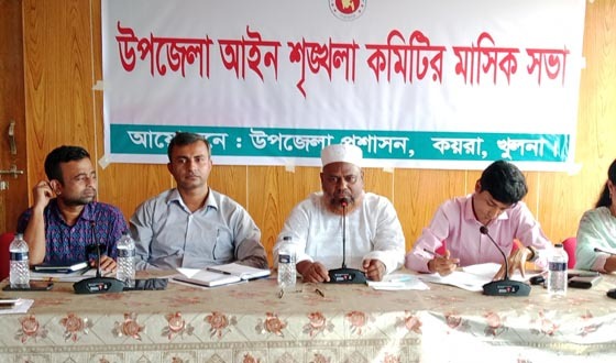 কয়রায় দুর্গাপুজা নিবিঘ্নে পালন করতে সকল প্রস্তুুতি গ্রহন করা হয়েছে