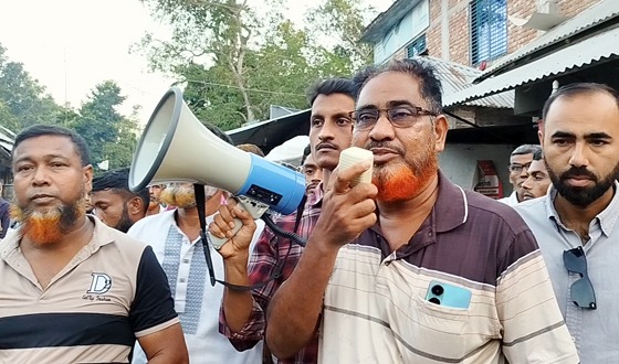 লোহাগড়ায় ইউপি চেয়ারম্যান প্রার্থী মশিয়ার রহমানের গণসংযোগ