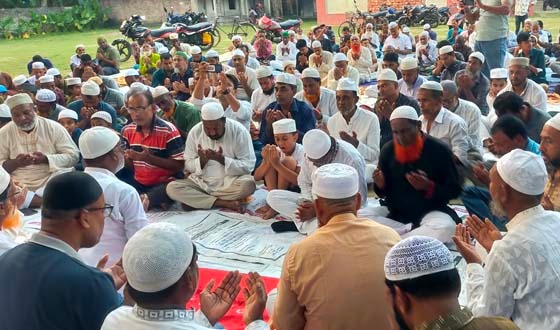 মণিরামপুরে বিএনপি নেতা মফিজের আশু রোগমুক্তি কামনায় দোয়া