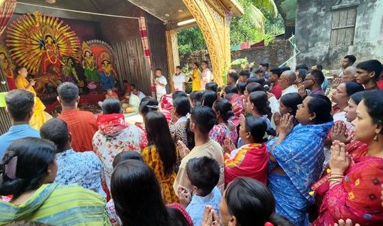 সিলেটে ৬৩৬ মণ্ডপে শারদীয় দুর্গোৎসব, উৎসবের আমেজ সর্বত্র