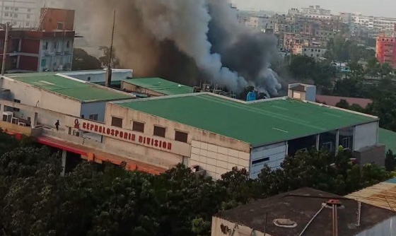 কালিয়াকৈরে অগ্নিকাণ্ডে ইবনে সিনার ২৫ কোটি টাকা ক্ষতি