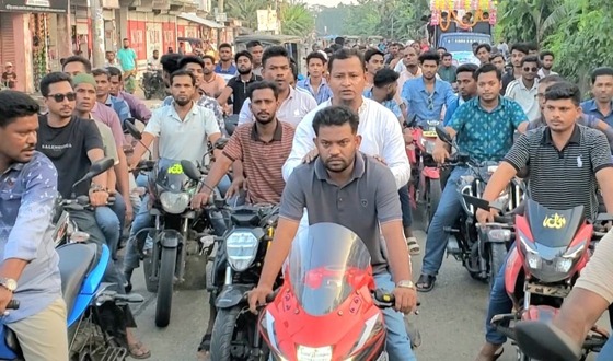 দঃ দিঘলদীর ইউপি নির্বাচনে জাকির ফরাজির শোডাউন