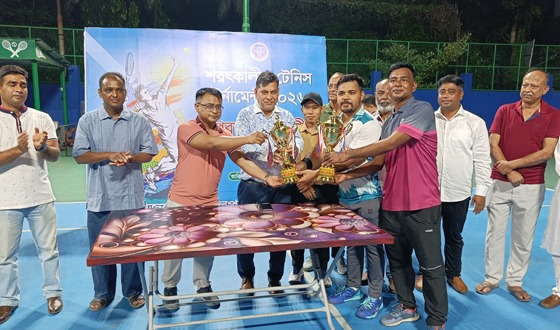 জামালপুরে শরৎকালীন টেনিস টুর্নামেন্টের ফাইনাল খেলা অনুষ্ঠিত