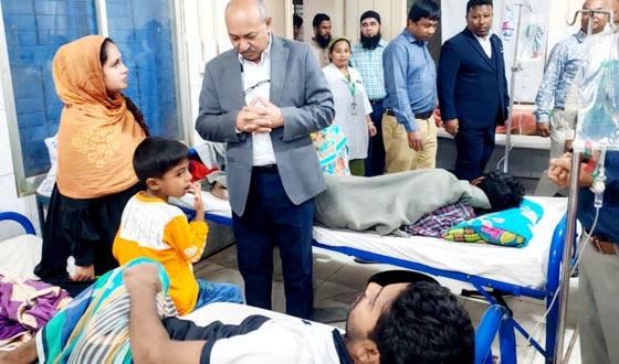 সৈয়দপুর হাসপাতাল পরিদর্শনে স্বাস্থ্য অধিদপ্তরের মহাপরিচালক
