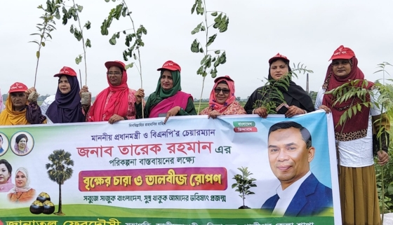 কাপাসিয়ায় জেলা মহিলা দলের উদ্যোগে বৃক্ষরোপণ কর্মসূচি পালিত