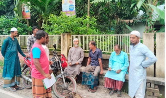 আশাশুনি ইউনিয়নে গণসংযোগে সোদকোনায় আবু মুছা তারিকুজ্জামান