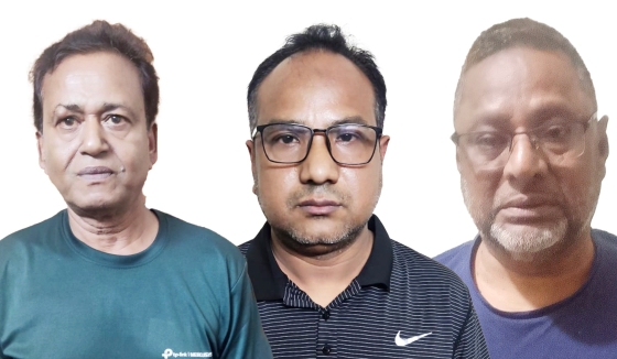 রাজশাহীতে নিষিদ্ধ আওয়ামী লীগের তিন নেতা গ্রেপ্তার