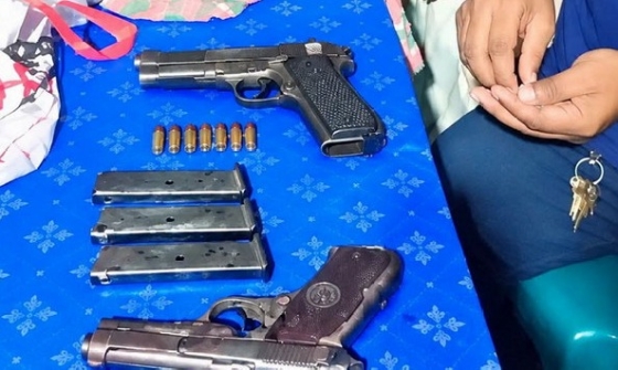 রাজশাহীতে দুটি পিস্তল ও সাত রাউন্ড গুলি উদ্ধার