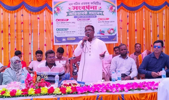 শাকদাহ বিদ্যালয়ে এডহক কমিটির সংবর্ধনা ও অভিভাবক সমাবেশ