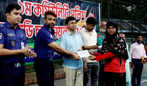 নীলফামারীতে কমিউনিটি পুলিশ কাবাডির পুরস্কার বিতরণ
