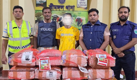 শ্রীমঙ্গলে ৩২ হাজার শলাকা বিদেশি সিগারেটসহ গ্রেপ্তার ১
