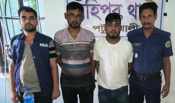 কুয়াকাটায় ইয়াবাসহ মাদক কারবারি ও সহযোগী গ্রেপ্তার