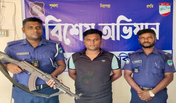 মহেশপুরে পরোয়ানাভুক্ত আসামি গ্রেফতার