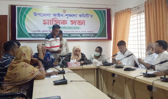 মেলান্দহে আইন শৃঙ্খলা মিটিং