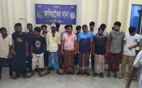 কালিয়াকৈরে ৩৩ আসামি গ্রেফতার