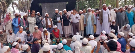 চাঁদপুরে মাওলানা সা'দ পন্থী তাবলীগ জামাতের স্মারকলিপি প্রদান ও সমাবেশ