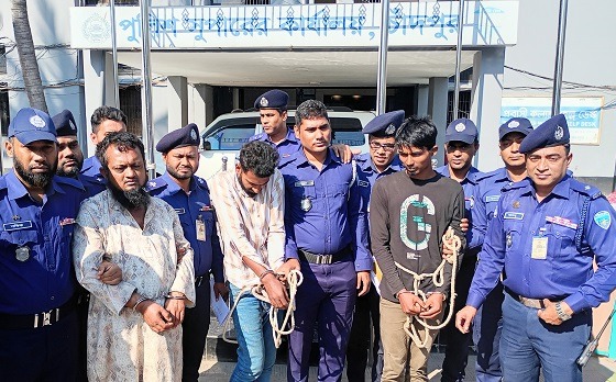 চাঁদপুরে মহিন হত্যা মামলার ৩ আসামি গ্রেফতার