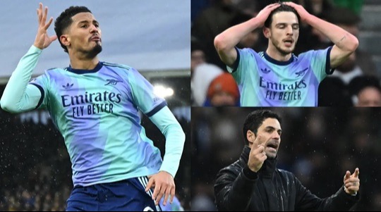 টানা তিন জয়ের পর হোঁচট খেলো আর্সেনাল