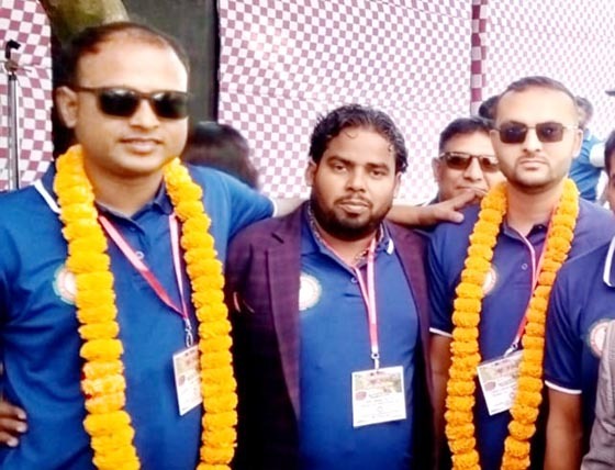 বাংলাদেশ পেশাদার সাংবাদিক ফোরামের সভাপতি শাকিল ও সম্পাদক রোমান