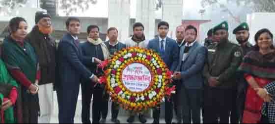 কাহারোলে বীরমুক্তিযোদ্ধাদের সংবর্ধনা ও আলোচনা সভা