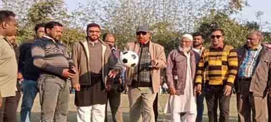 পার্বতীপুরে জিয়াউর রহমান ফুটবল টুর্নামেন্টের ফাইনাল খেলা