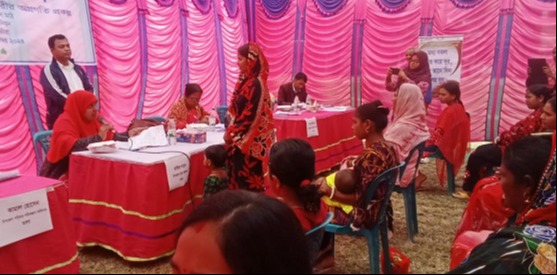 তথ্য অধিকার আইন বিষয়ে জনসচেতনতায় বুথ ক্যাম্প