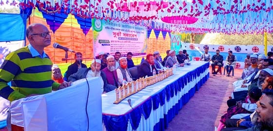 ধামইরহাটে আইডিয়াল মাদরাসার সুধী সমাবেশ