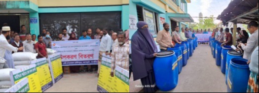 আশাশুনিতে ৪৮ কৃষককে কৃষি সামগ্রী বিতরণ