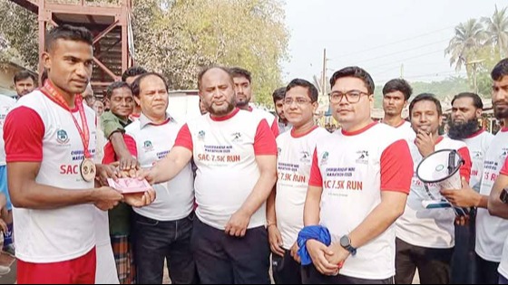 চিরিরবন্দরে মিনি ম্যারাথন অনুষ্ঠিত