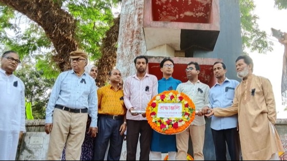 চাঁদপুরের প্রথম শহিদ কালাম-খালেক-সুশীল-শংকর দিবসে বিভিন্ন সংগঠনের শ্রদ্ধাঞ্জলি