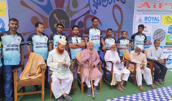 বর্ণিল সাজে বাবুগঞ্জ পাইলট মাধ্যমিক বিদ্যালয় মাঠ, উচ্ছ্বসিত প্রাক্তন শিক্ষার্থীরা