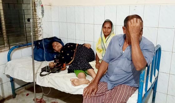 সৈয়দপুরে জমি নিয়ে দ্বন্দ্বে নারীকে পিটিয়ে জখম