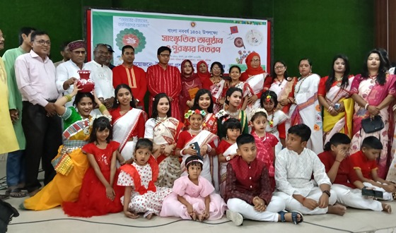 মাধবপুরে বর্ণিল আয়োজনে উদযাপিত হয়েছে পহেলা বৈশাখ