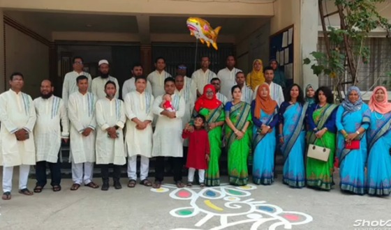 দিঘলিয়ায় বর্নাঢ্য আয়োজনে বাংলা নববর্ষ উদযাপন